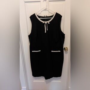 22W Talbots black plus size dress